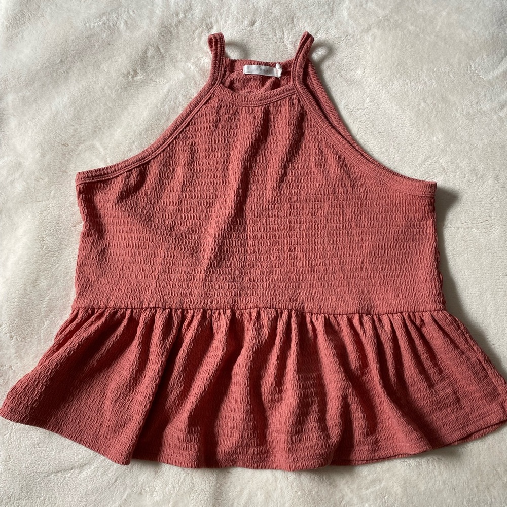 LUSH Flowy Peplum Tank